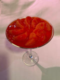 Vela copa de mandarina