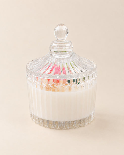 Vela jardín mini en cristal